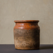 古道具の陶器寸胴-2