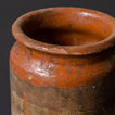 古道具の陶器寸胴-4
