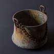 古道具の銅鍋-3