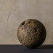 古道具の木製ボール-1