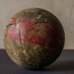 古道具の木製ボール-4